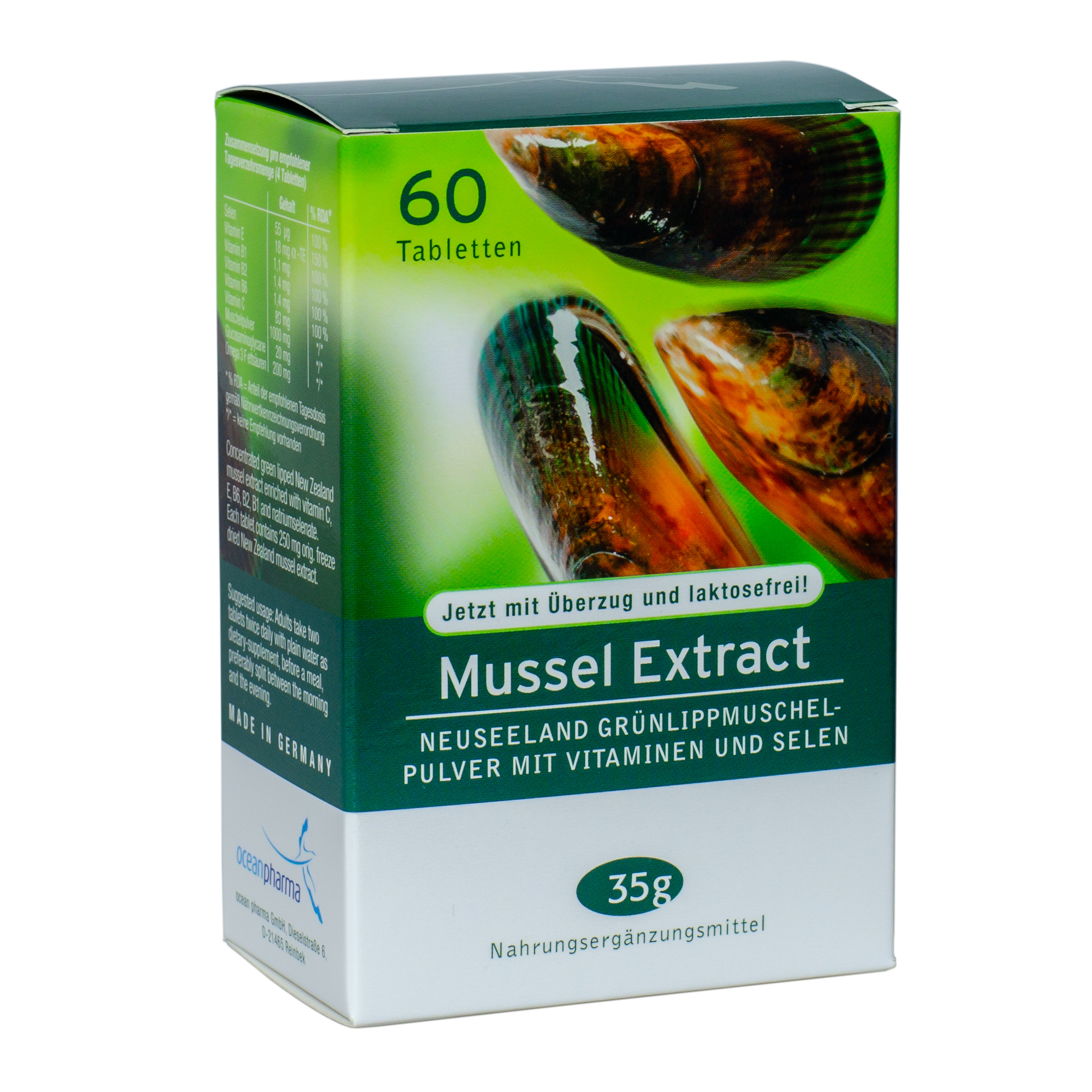 <strong>Ekstrakt z nowozelandzkiej małży zielonej 60 kapsułek</strong> Mussel Extract